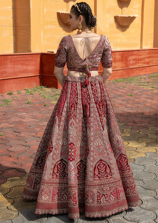 Ruby Ember  Lehenga set
