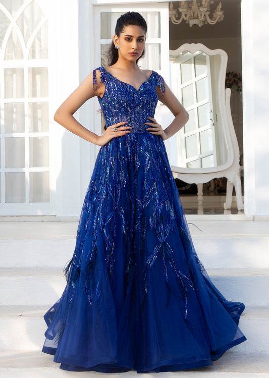 Cobalt Blue Gown