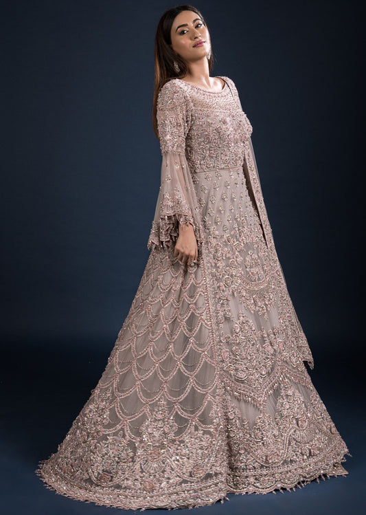 Amethyst Mughal Anarkali Lehenga Set