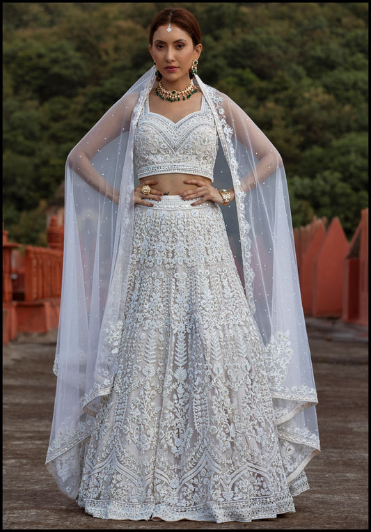 Frosted Finesse Lehenga set