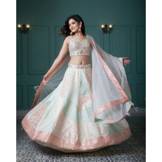Pastel Lehenga Set