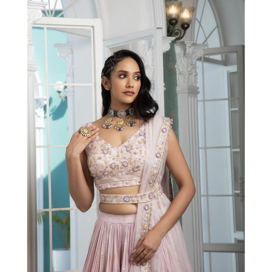 Ombre Pink Lehenga