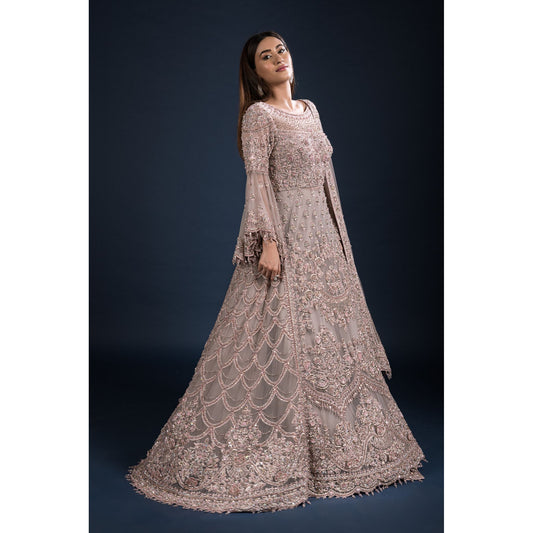 Amethyst Mughal Anarkali Lehenga Set