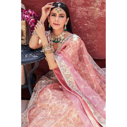 Subha Rajput - Ivory Multicolor Lehenga Set