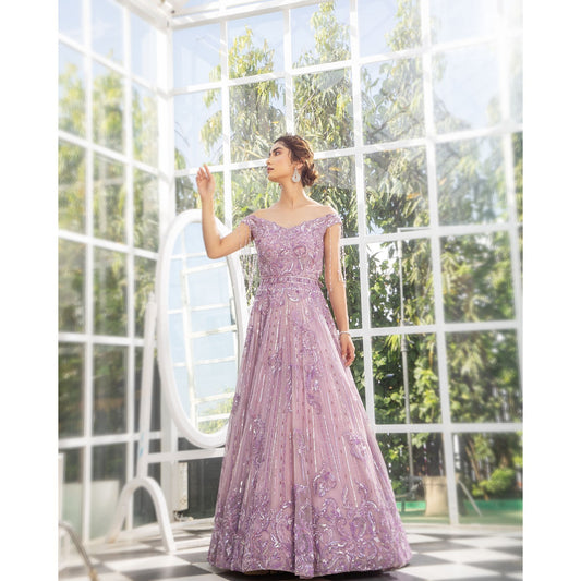 Mauve Gown