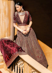 Saffron Serenade Lehenga set