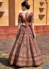 Raspberry Rhapsody  Lehenga set