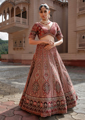 Pink Passion Petal  Lehenga set