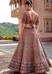 Pink Passion Petal  Lehenga set