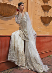 Golden Swan Sharara set