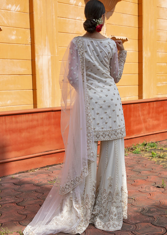 Golden Swan Sharara set
