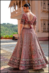 Pink Passion Petal  Lehenga set