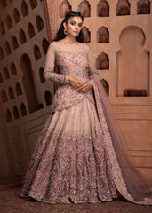 Blush Mauve Mughal Lehenga Set
