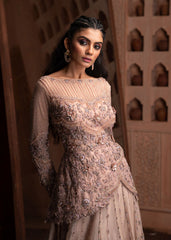 Blush Mauve Mughal Lehenga Set