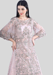 Pastel Pink Kurta Lehenga Persian Set