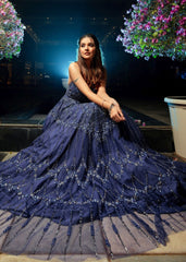 Mansi Srivastava - Purple Crystal Gown