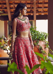 Sonya - Crimson Bagh Lehenga Set