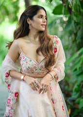 Mitali - Peach Blossom Lehenga Set
