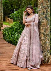 Old Rose Pink Lehenga Set