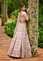 Old Rose Pink Lehenga Set