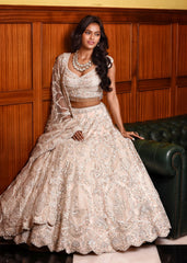 Ivory Renaissance Lehenga Set