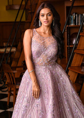 Tranquil Lilac Evening Gown