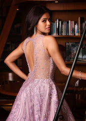 Tranquil Lilac Evening Gown