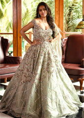 Sage Green Princess Gown