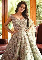 Sage Green Princess Gown