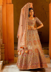 Pink Applique Lehenga