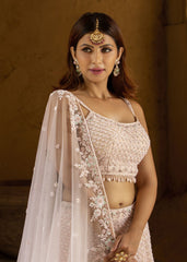 Baby Pink Lehenga Choli Set