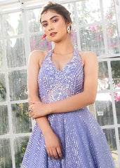 Lilac Embellished Gown