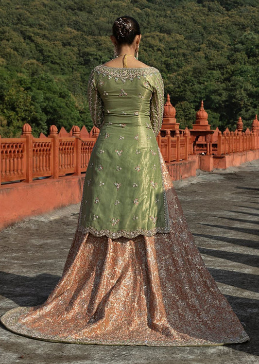 Jade glam Kurta Lehenga set