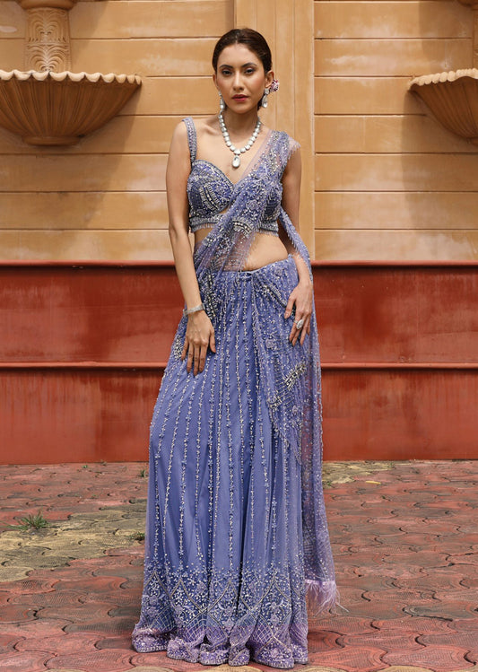 Peacock Panache Saree