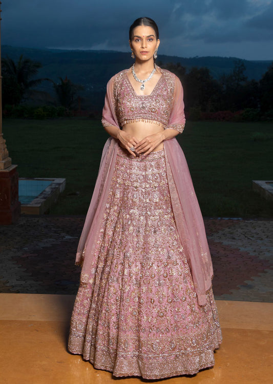 Opulent Orchid  Lehenga set