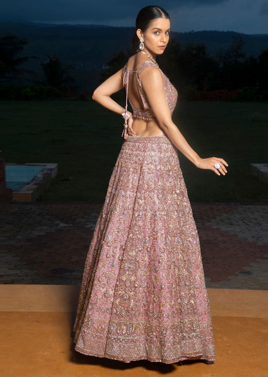 Opulent Orchid  Lehenga set