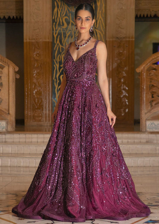 Sangria Splendor Gown