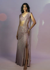 Crystal Work Saree