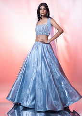 Light Ble Lehenga