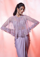 Baby Pink Morror Work Lehenga