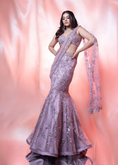 Pink Mermaid Choli