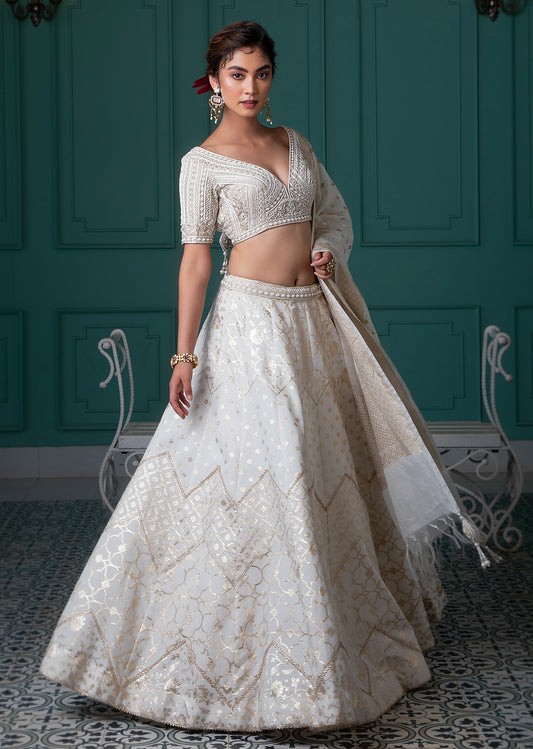 Gold Lehenga Set