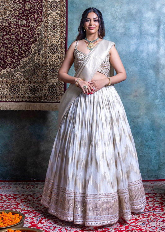 Off White Lehenga