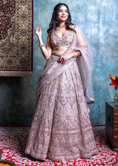 Cream White Lehenga
