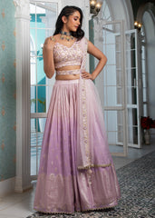 Ombre Pink Lehenga