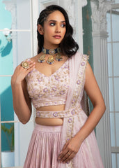 Ombre Pink Lehenga
