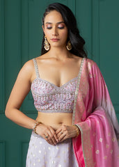 Lavender Lehenga Set