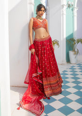 Orange Lehenga Set