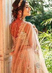 Beige Gold Palatial Lehenga Set