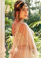 Beige Gold Palatial Lehenga Set